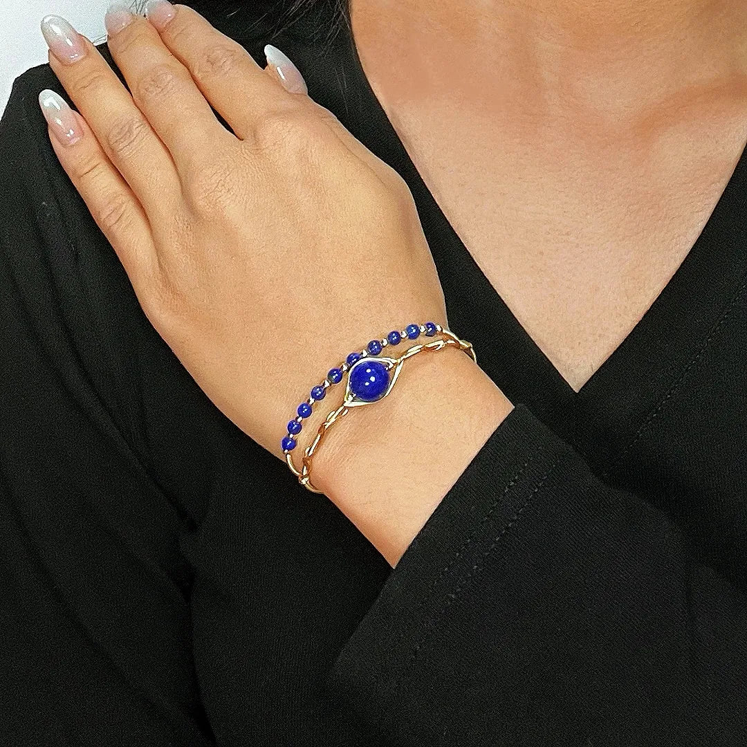 Lapis Lazuli Bracelet "Protective Eye"