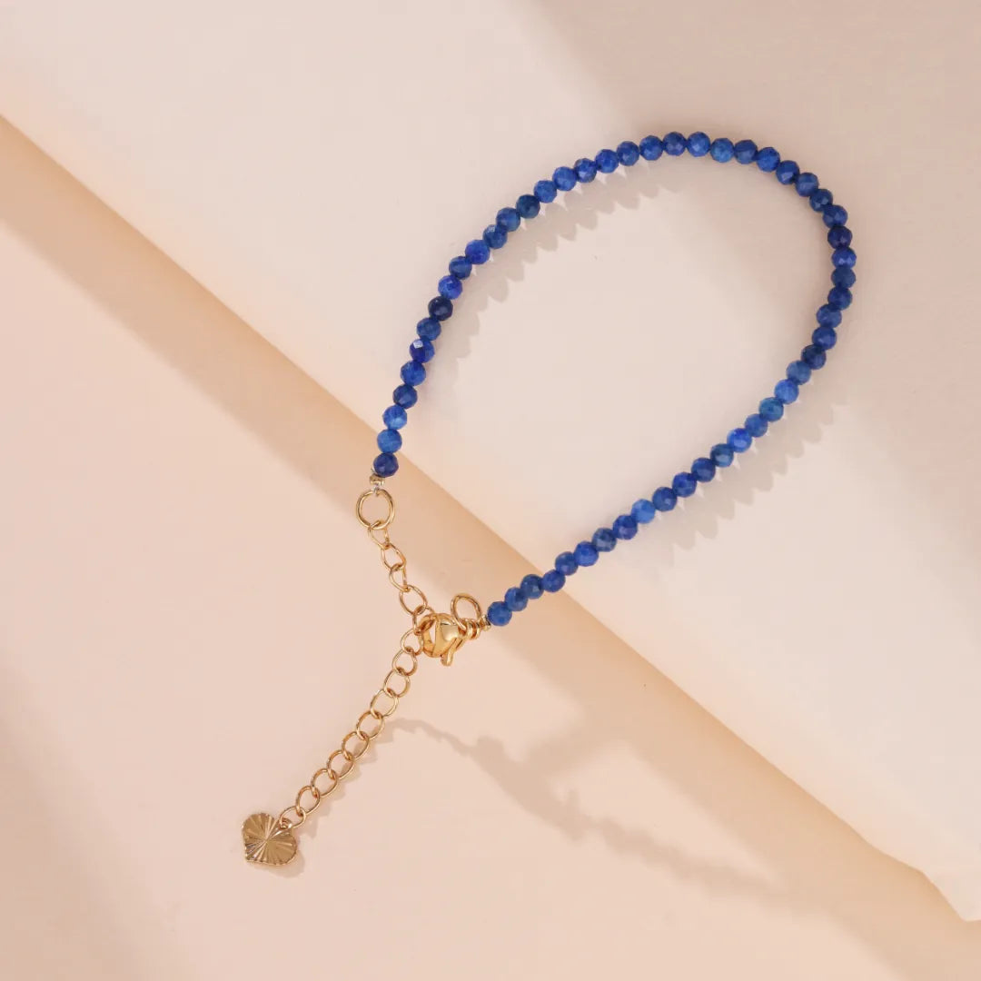 Bracelet Lapis Lazuli "Perle d’Océan"