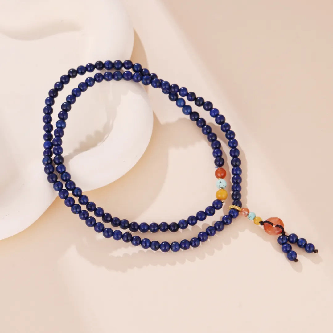 Armband Mâlâ Lapislazuli "Intuitive Reise"