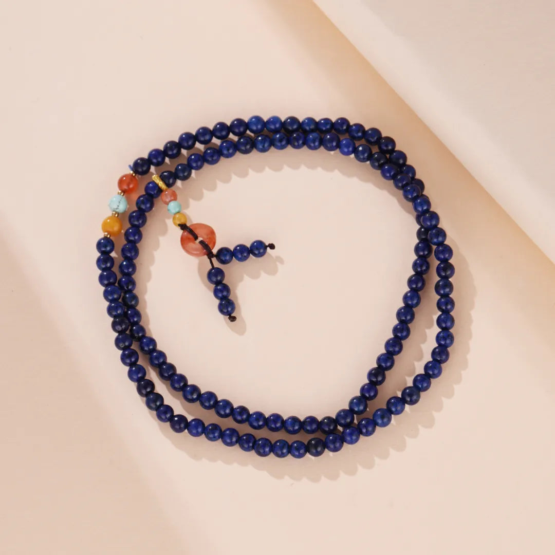 Armband Mâlâ Lapislazuli "Intuitive Reise"