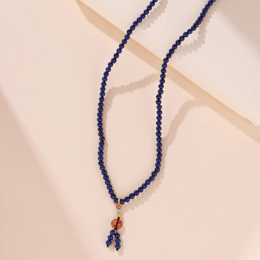 Armband Mâlâ Lapislazuli "Intuitive Reise"