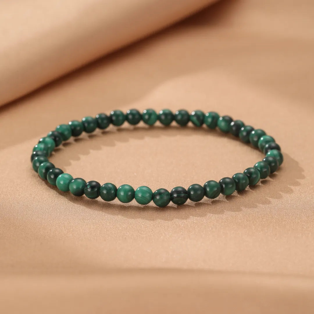 Bracelet Malachite "Veines Vertes"