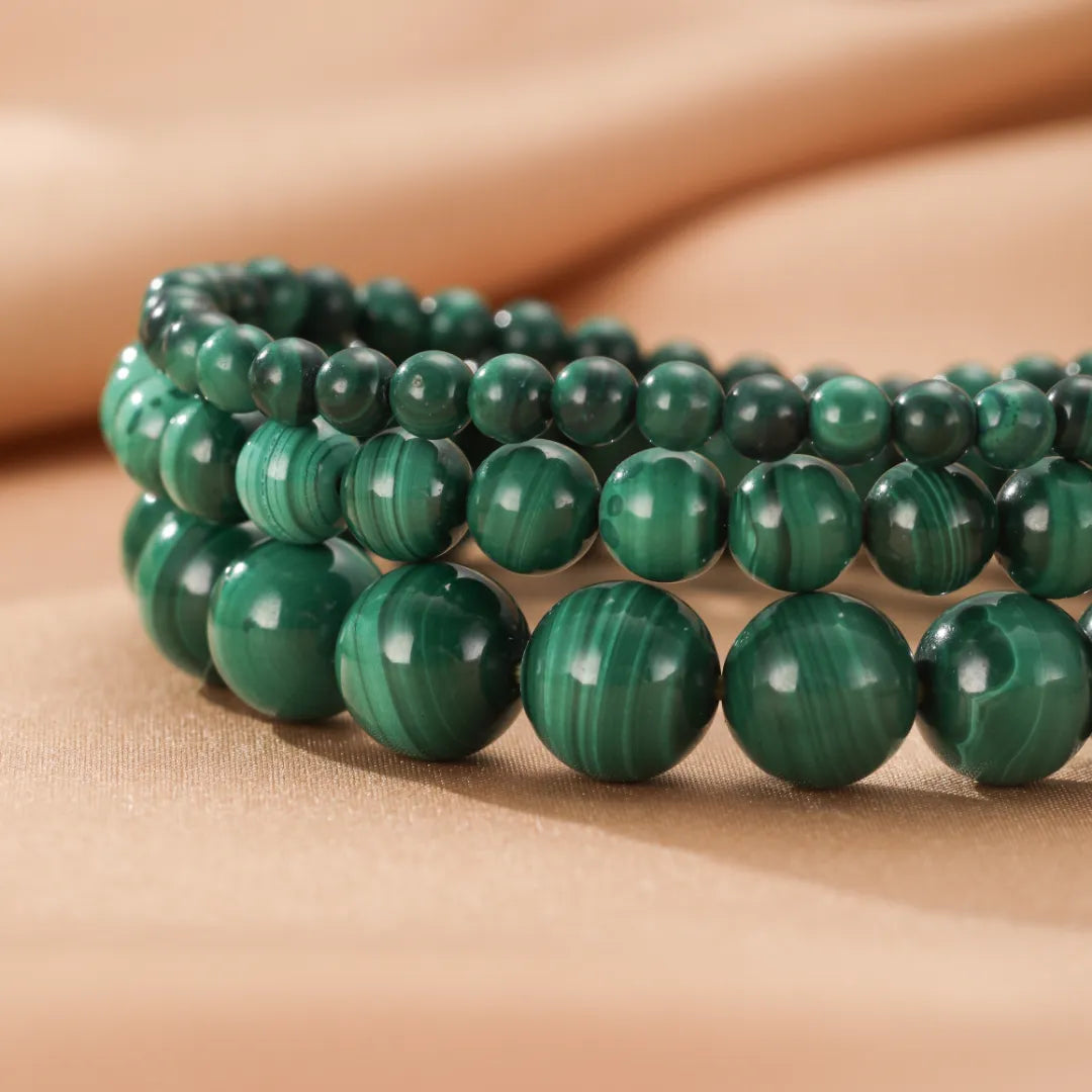 Bracelet Malachite "Veines Vertes"