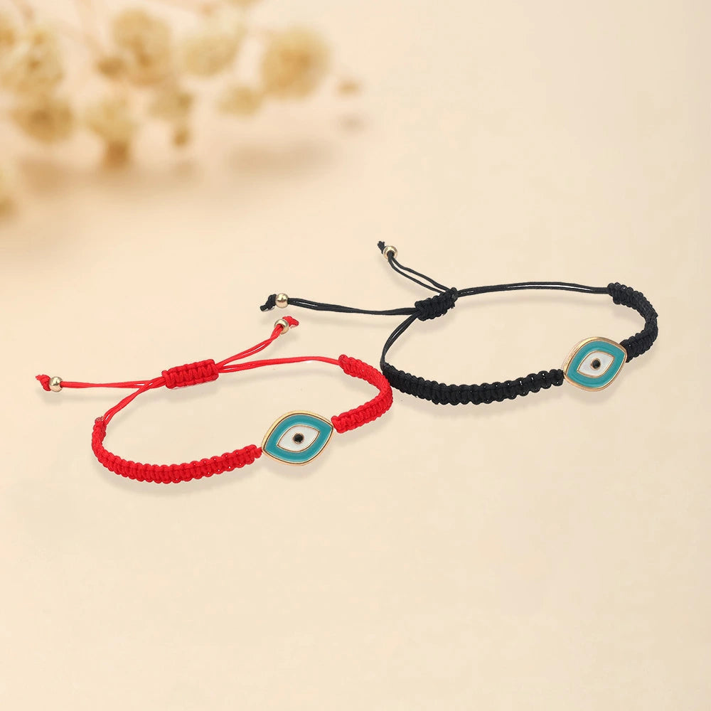 Evil Eye Bracelet "Carmine Energy" Red Thread