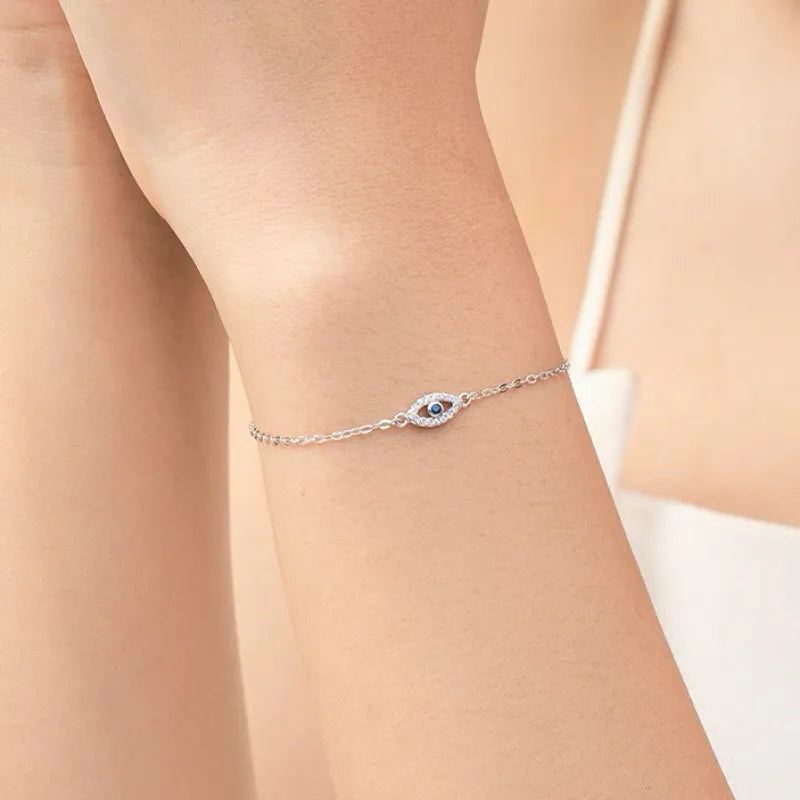 Evil Eye "Mystic Eye" Silver Bracelet