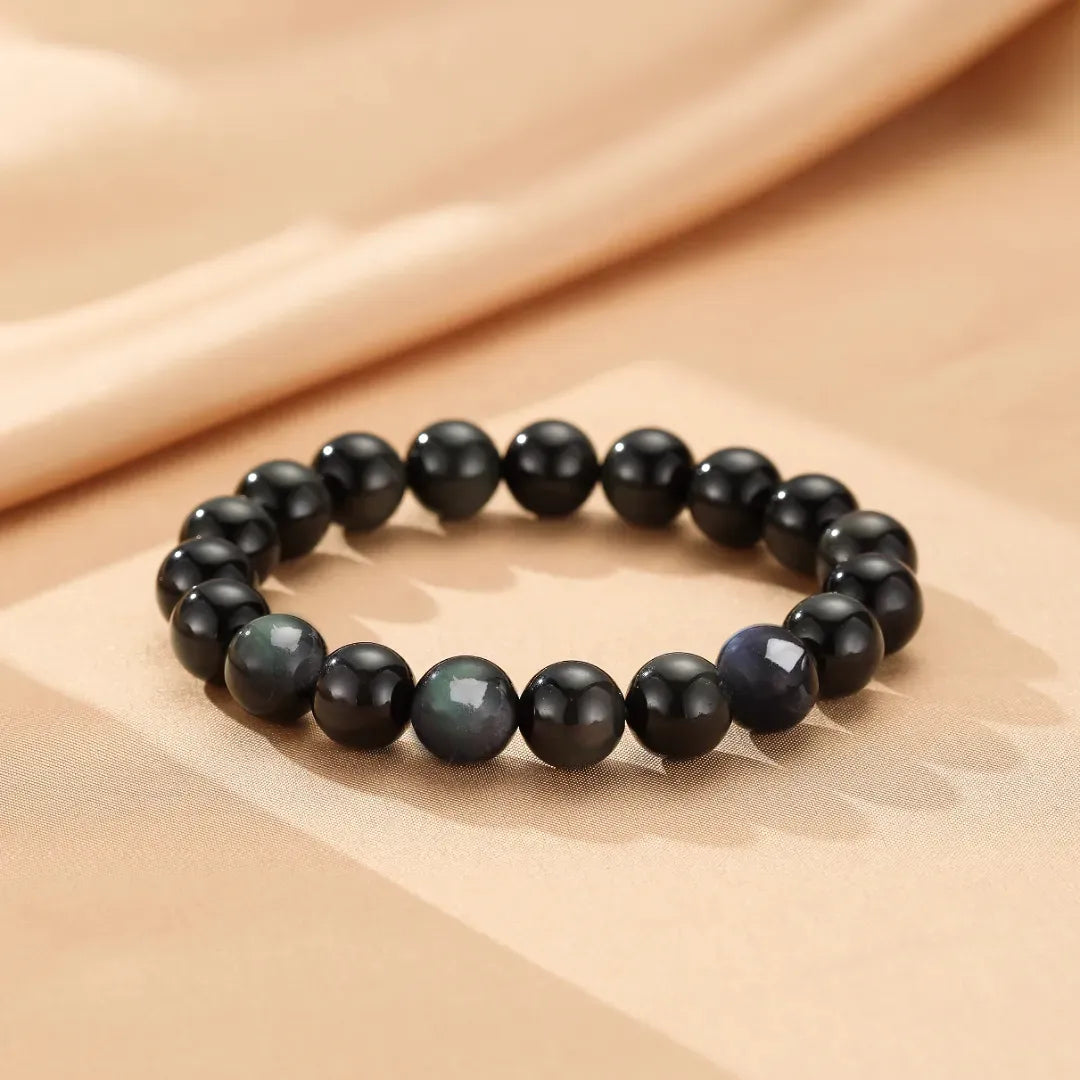 Pulsera de Obsidiana Arcoíris "Profundidad Misteriosa"