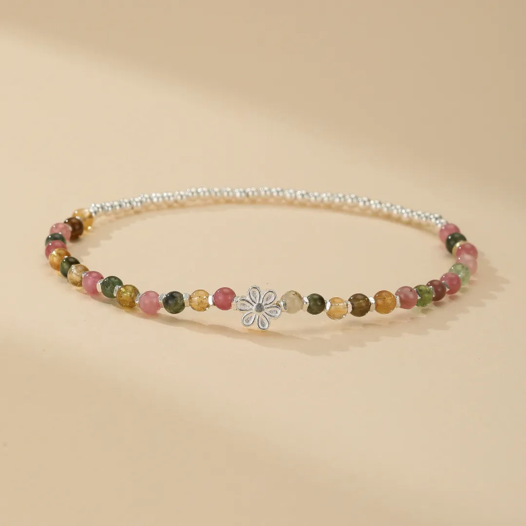 Tourmaline Bracelet "Spring Freshness" Silver