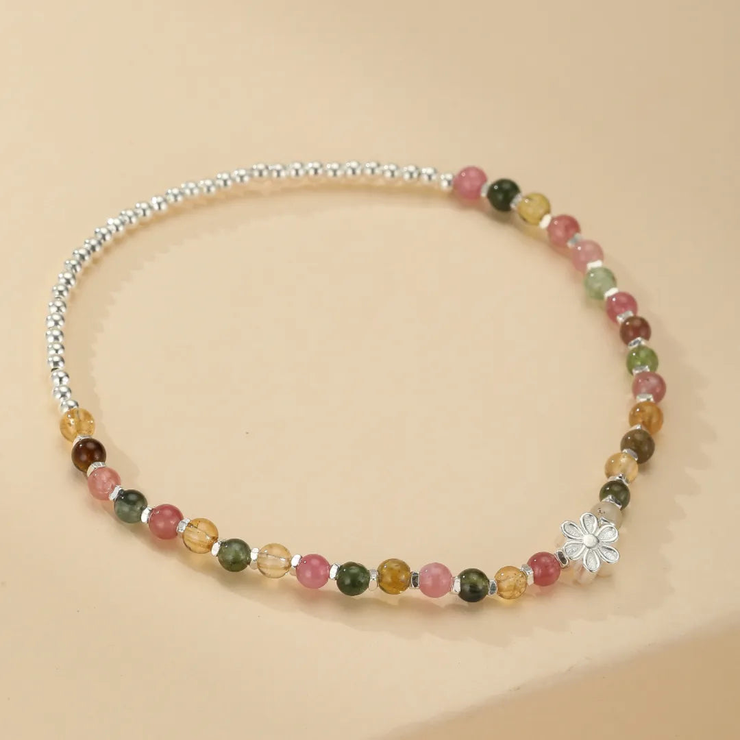 Tourmaline Bracelet "Spring Freshness" Silver