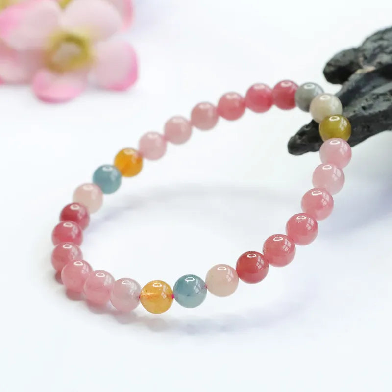 Bracciale Tormalina "Vita in Rosa"