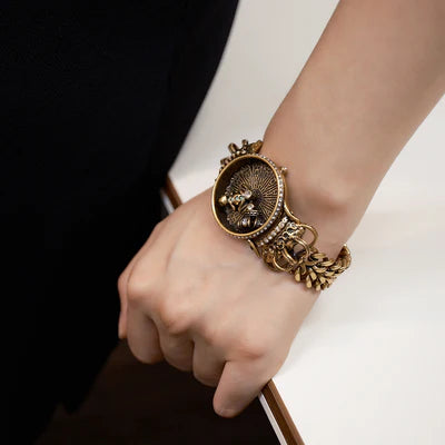 Vintage Zirkon Armband "Königlicher Frosch"