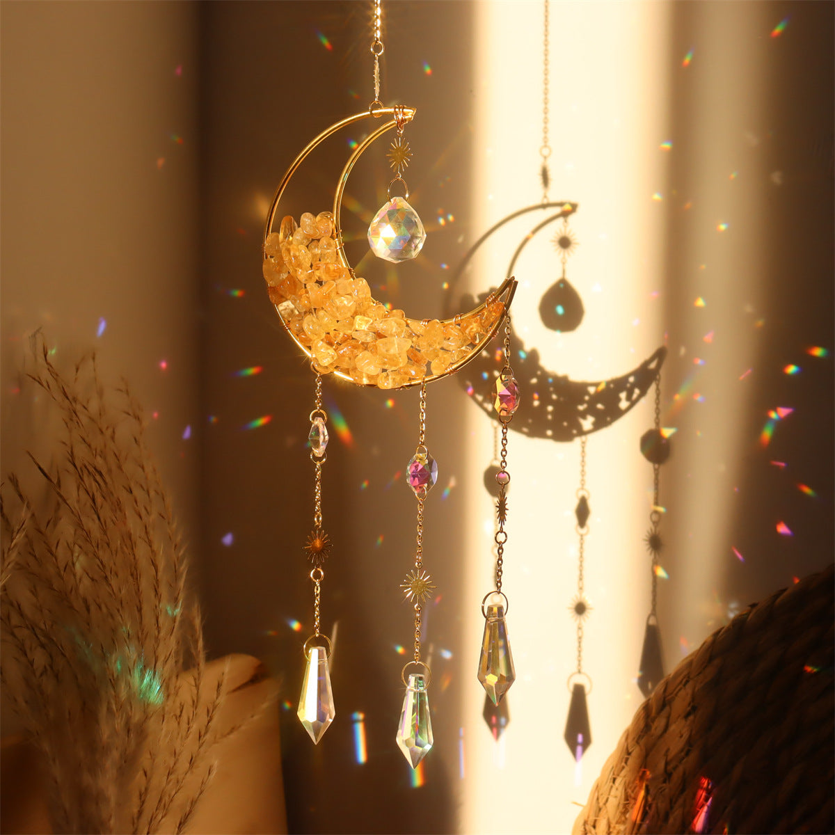 Lunar - Sun Catcher Moon in Citrine