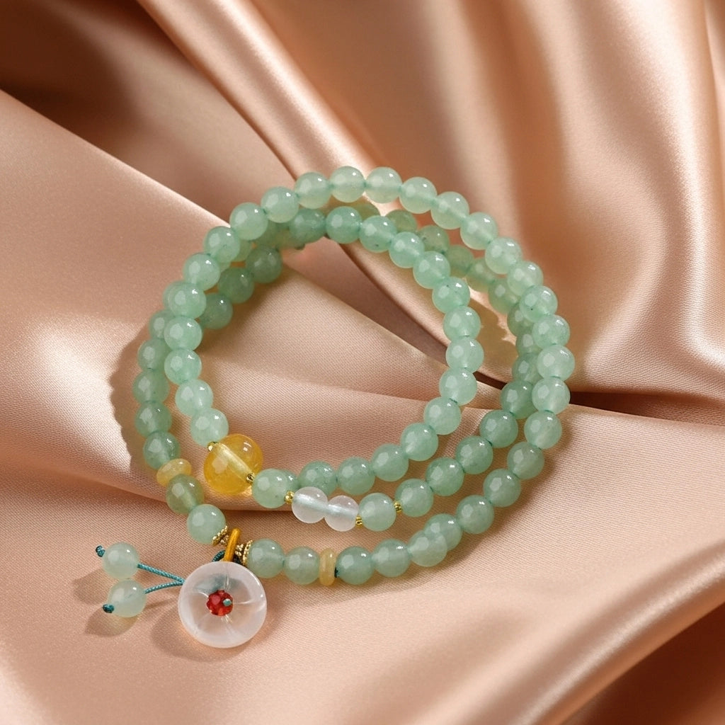 Trust - Gift Box in Green Aventurine, Tree of Life and Bracelet