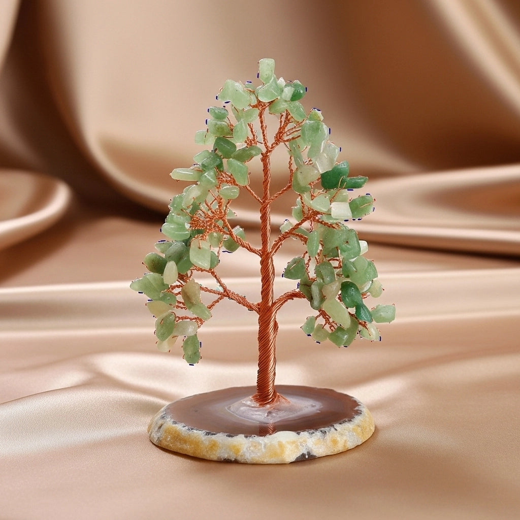 Trust - Gift Box in Green Aventurine, Tree of Life and Bracelet