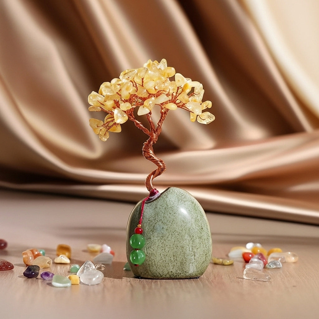 Fortune - Gift Box in Citrine, Tree of Life and Bracelet