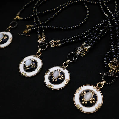 Collar de Ágata Negra "Pureza Mística"