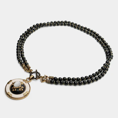 Collar de Ágata Negra "Pureza Mística"