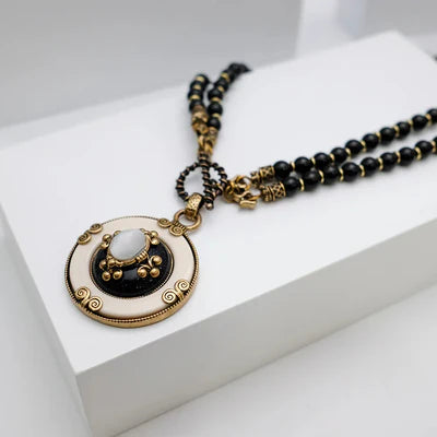 Collar de Ágata Negra "Pureza Mística"