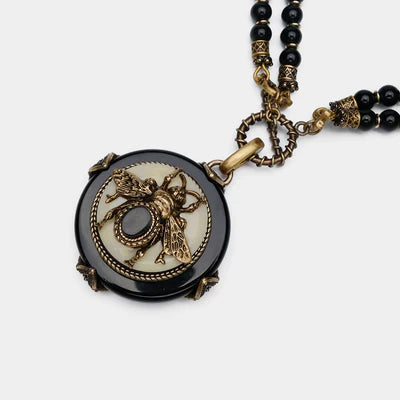 Collar de Ágata Negra "Reina Negra"