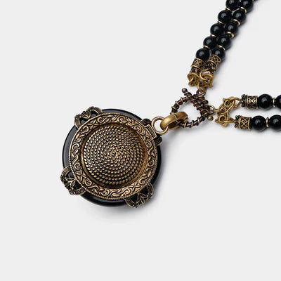 Collar de Ágata Negra "Reina Negra"