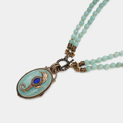 Collar Amazonita "Viaje Marino"