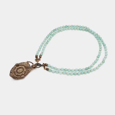 Collar Amazonita "Viaje Marino"