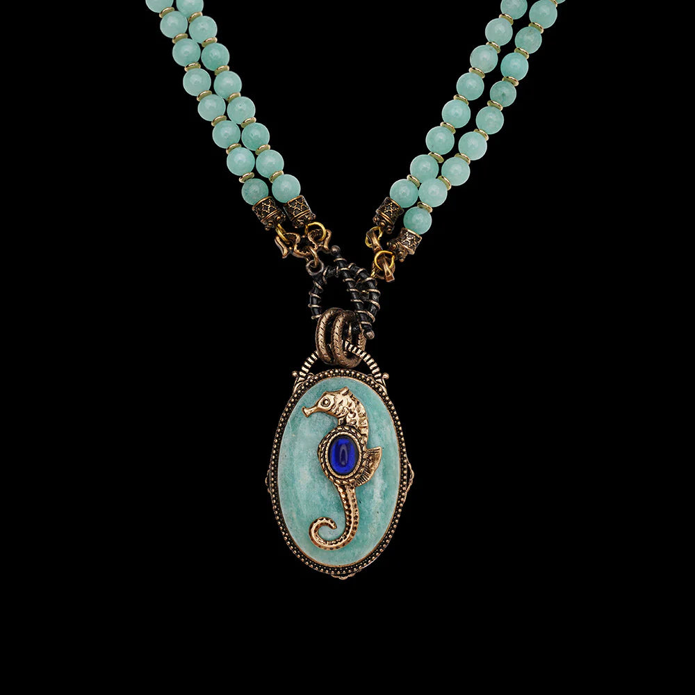 Amazonite Necklace "Sea Journey"