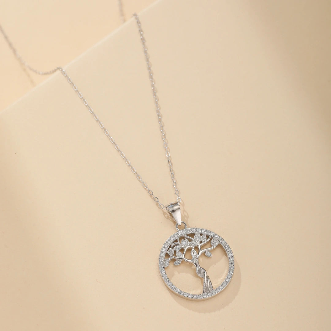 Collier Arbre de Vie "Essence Féminine" Argent