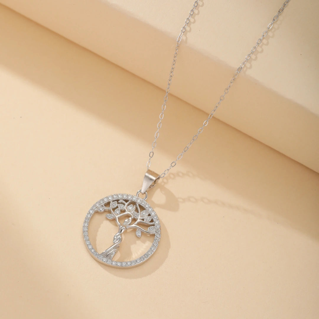 Collier Arbre de Vie "Essence Féminine" Argent