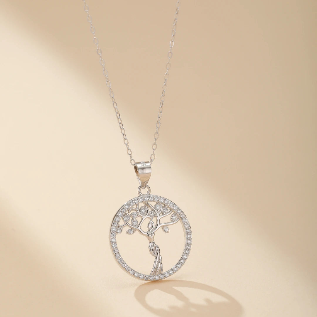 Collier Arbre de Vie "Essence Féminine" Argent