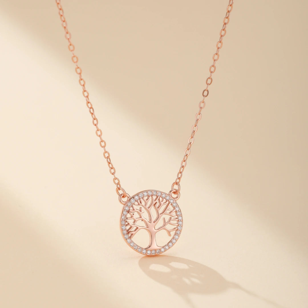 Collier Arbre de Vie "Lumière d’Éternité" Argent