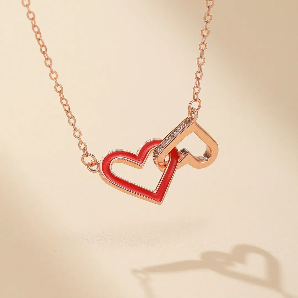 Collier Nœud et Cœur AÉLYS en Argent 925/1000 avec Oxydes - AE-C6OZ0343