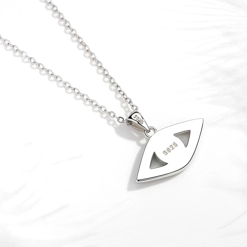 Evil Eye Necklace "Protective Radiance" Silver