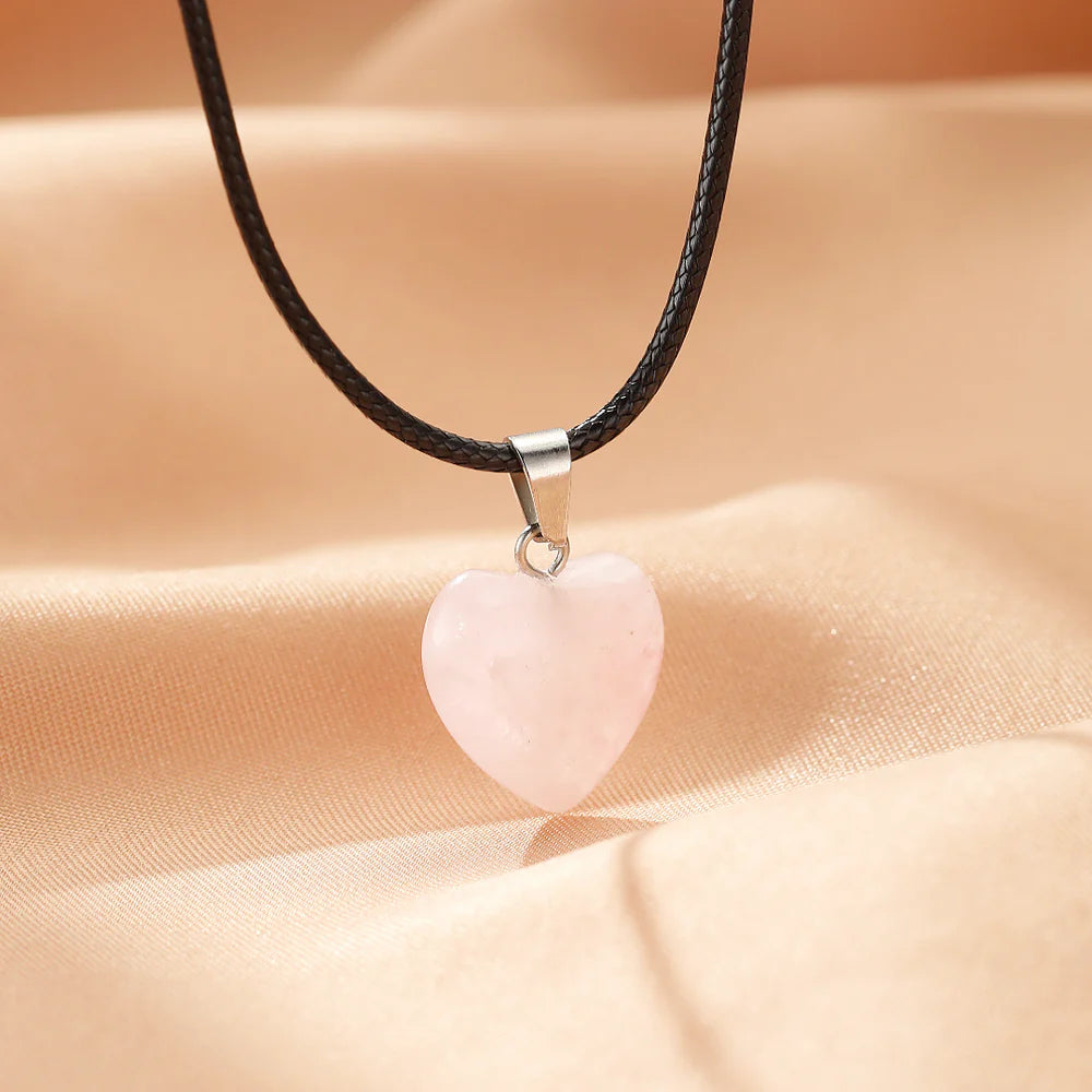 Bracciale Curativo Con Pietre Naturali E Farfalla Per Donna - VICKHU - Regalo Ispiratore Con Ciondolo A Cuore E Biglietto - Regolabile 15-17 Cm, Perline 8 Mm