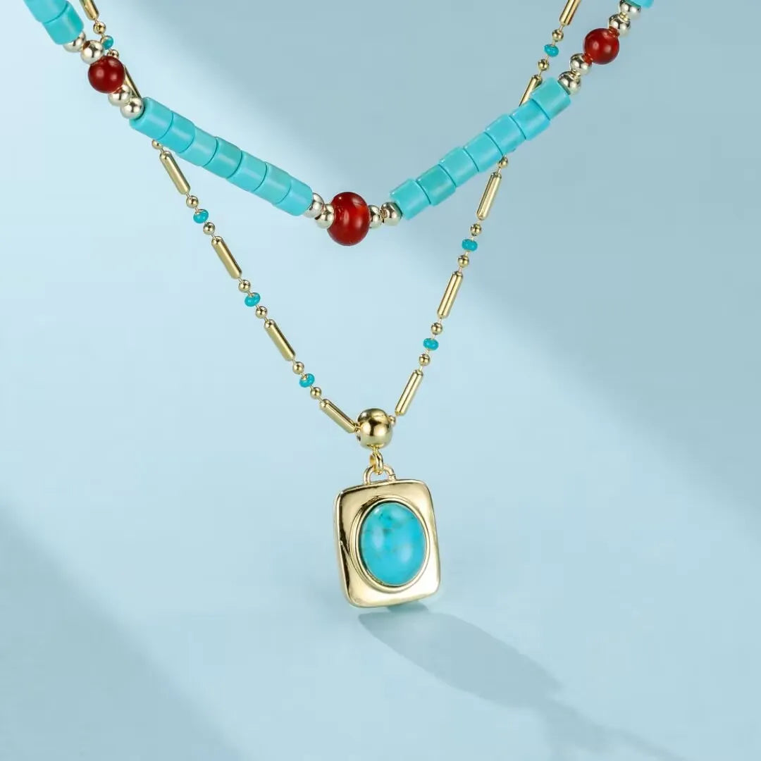 Turquoise Necklace "Legendary Beauty"