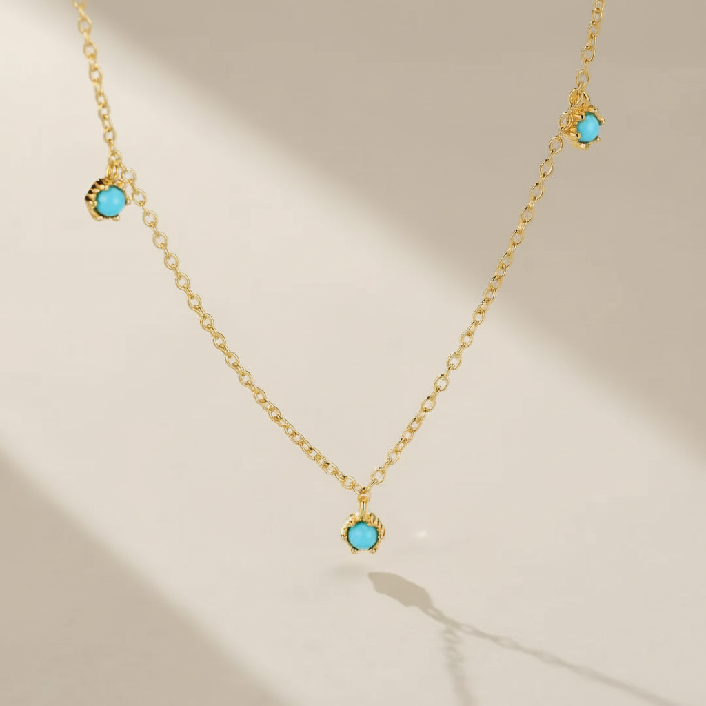 Collier Turquoise "Éclat de Sagesse" Argent