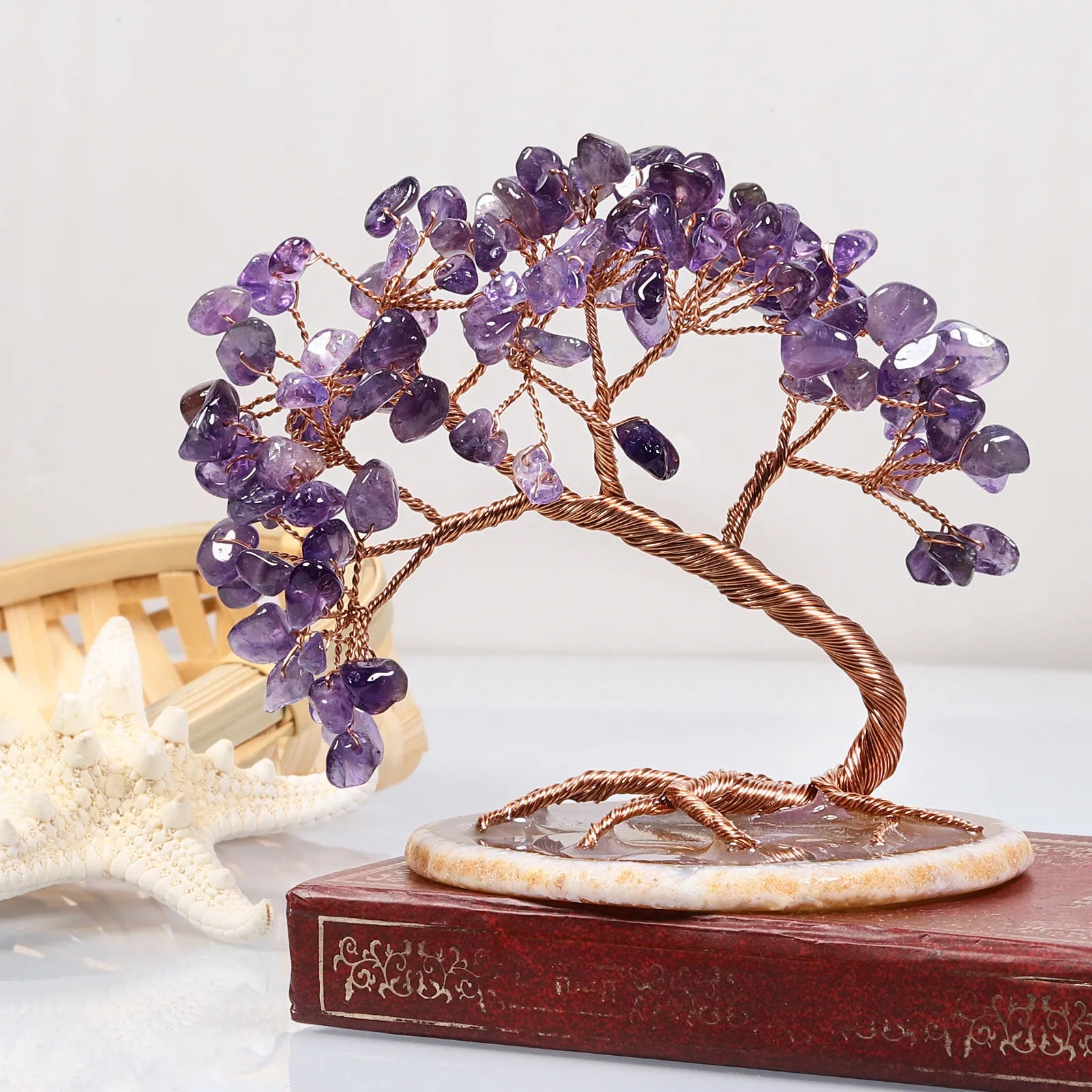 Arbre de vie en cristal de cornaline – Bonsaï Feng Shui Arbre de vie en cristal de cornaline – Bonsaï Feng Shui