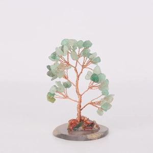 Lot De 12 Mini Arbres De Vie En Pierres Naturelles - Porte-Bonheur, Décoration Chakra, Idée Cadeau