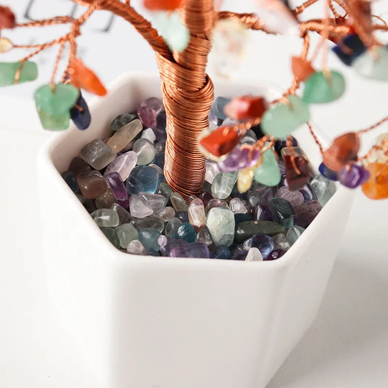 Simplicité - Tree of Life in 7 Chakra Stones