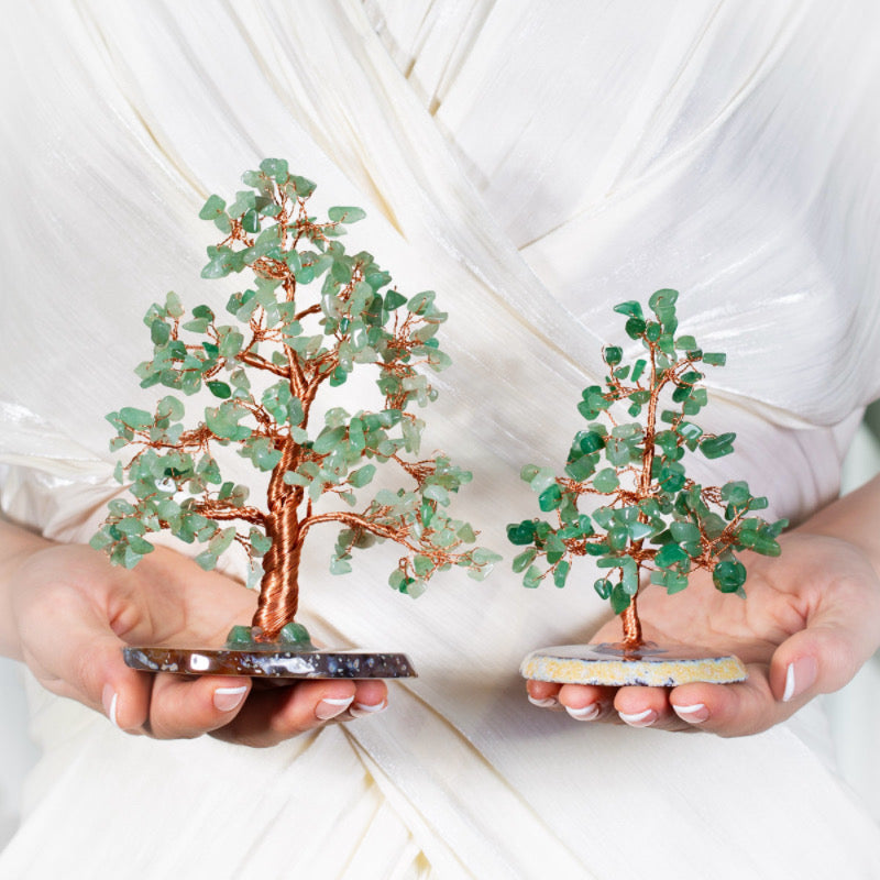 Serenità - Albero della Vita a Forma di Abete Avventurina