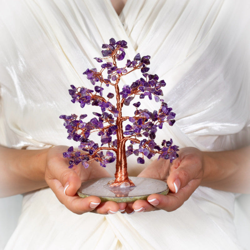 Serenity - Tree of Life in the Shape of Amethyst Fir