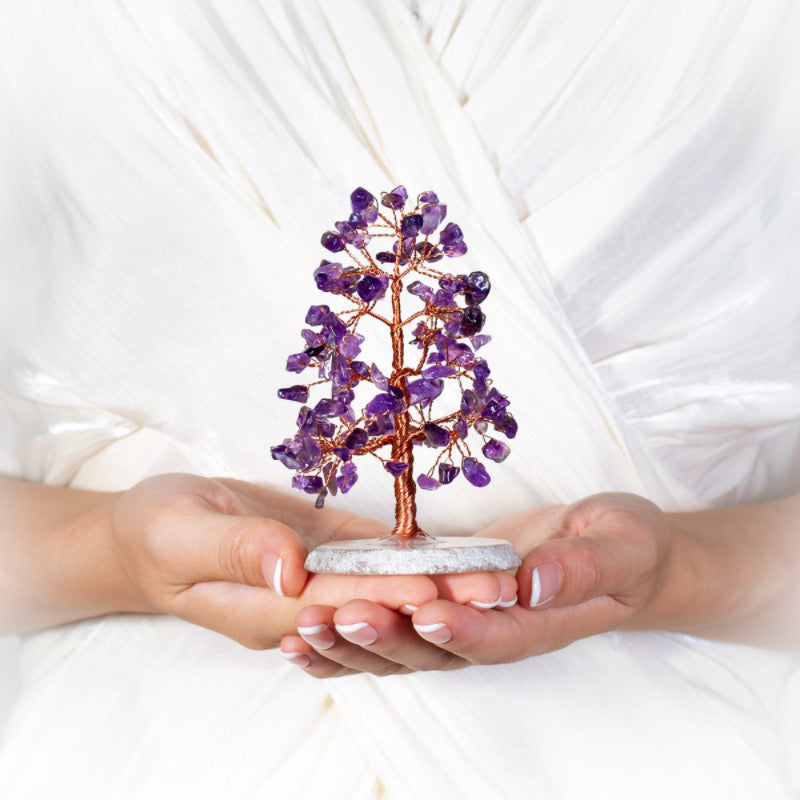 Serenity - Tree of Life in the Shape of Amethyst Fir