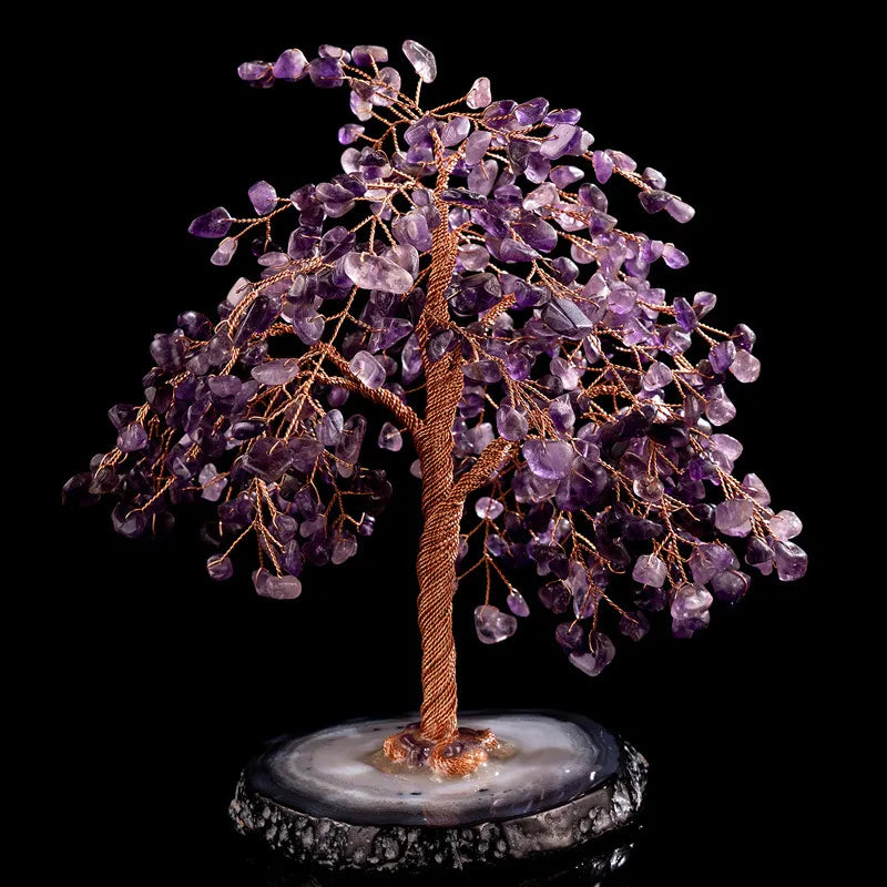 Prospérité - Tree of Life in Amethyst and Agate